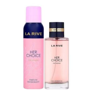KIT HER CHOICE PERFUME 100ML + DESODORANTE 150ML - LA RIVE
