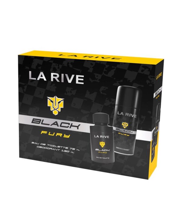 KIT FEMININO LA RIVE BLACK FURY EDT 75ML E DESODORANTE 150 ML - Imagem 3