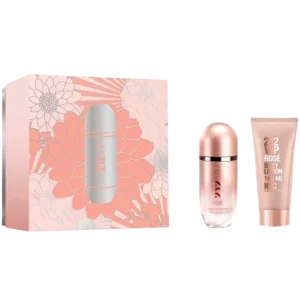 KIT PERFUME CAROLINA HERRERA 212 VIP ROSÉ 80ML + BODY LOTION 100ML - EAU DE PARFUM FEMININO