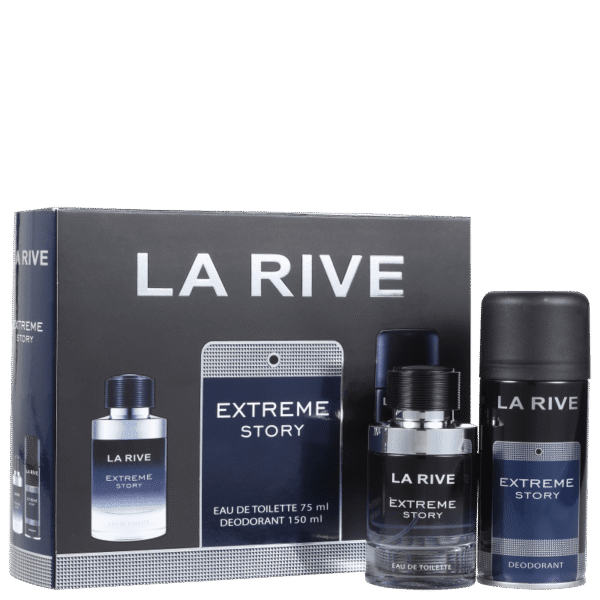 KIT LA RIVE EXTREME STORY MASCULINO - EAU DE TOILETTE 75ML + DESODORANTE 150ML