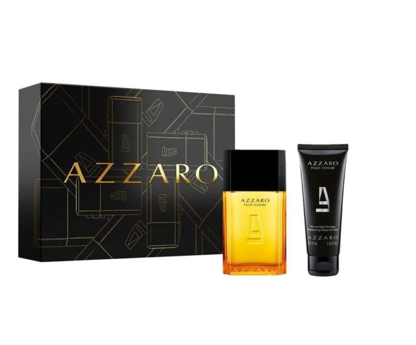 KIT PERFUME MASCULINO AZZARO POUR HOMME EDT 100ML + SHAMPOO 75ML - Imagem 4
