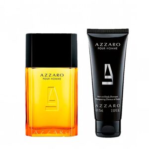 KIT PERFUME MASCULINO AZZARO POUR HOMME EDT 100ML + SHAMPOO 75ML