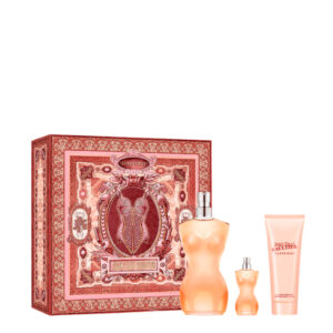 KIT JEAN PAUL GAULTIER CLASSIQUE: EAU DE TOILETTE 100ML + BODY LOTION 75ML + MINIATURA