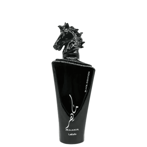 MAAHIR BLACK EDITION LATTAFA PERFUMES EAU DE PARFUM - UNISSEX  100ML - Imagem 2