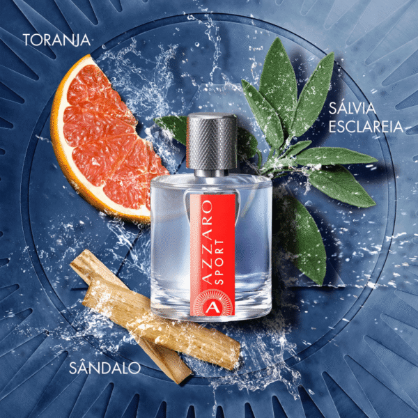 AZZARO SPORT POUR HOMMER - EAU DE TOILETTE - PERFUME MASCULINO 100ML - Imagem 4