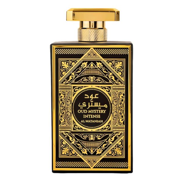 AL WATANIAH OUD MYSTERY INTENSE EAU DE PARFUM PERFUME ÁRABE - UNISSEX 100ML - Imagem 3