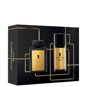 KIT AB SECRET GOLDEN BANDERAS MASCULINO - EAU DE TOILETTE 100ML + DESODORANTE SPRAY 150ML