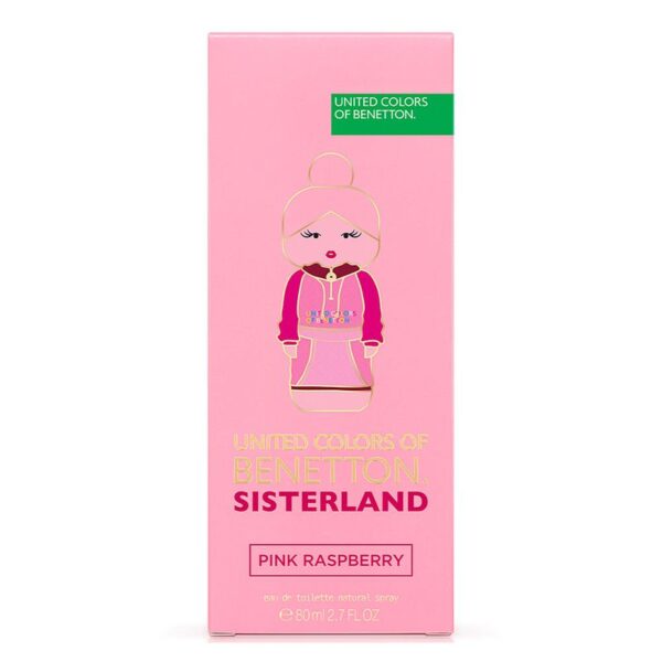 PINK RASPBERRY SISTERLAND UNITED COLORS OF BENETTON - PERFUME FEMININO  80ML - Imagem 4