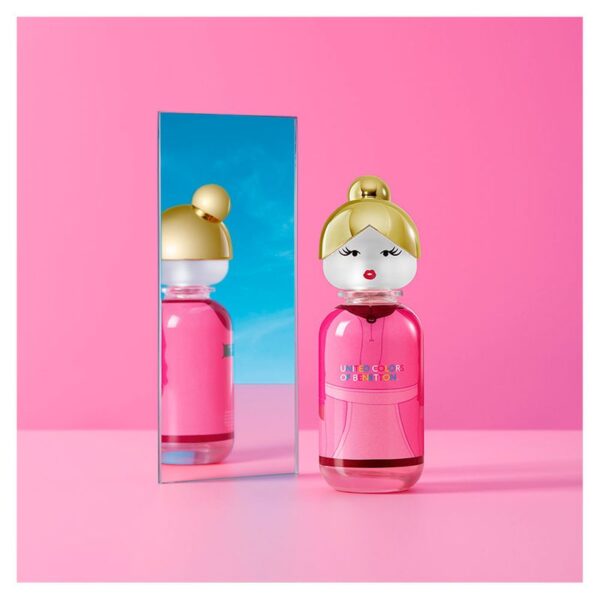PINK RASPBERRY SISTERLAND UNITED COLORS OF BENETTON - PERFUME FEMININO  80ML - Imagem 2
