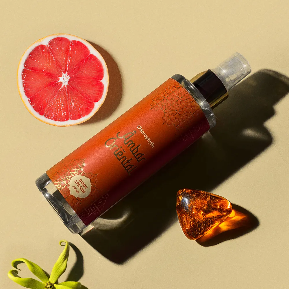 Body Splash Árabe Âmbar Oriental 200ml Chlorophylla - Imagem 2